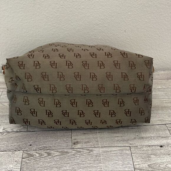 Dooney & Bourke Vintage Canvas and Leather Shoulder Bag - Picture 6 of 15